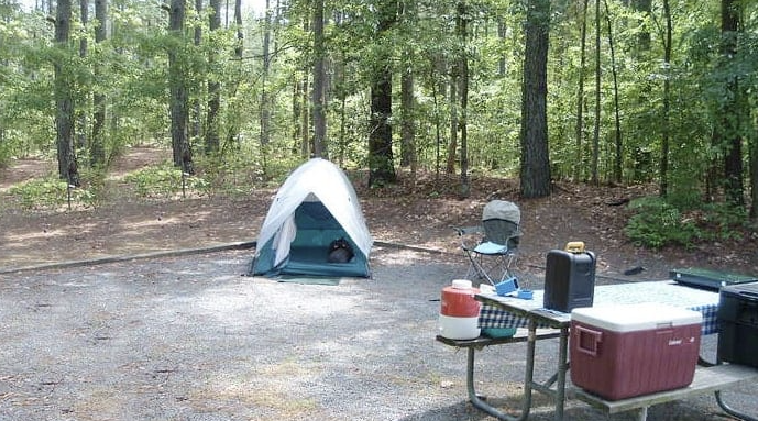 Jordan Lake Camping